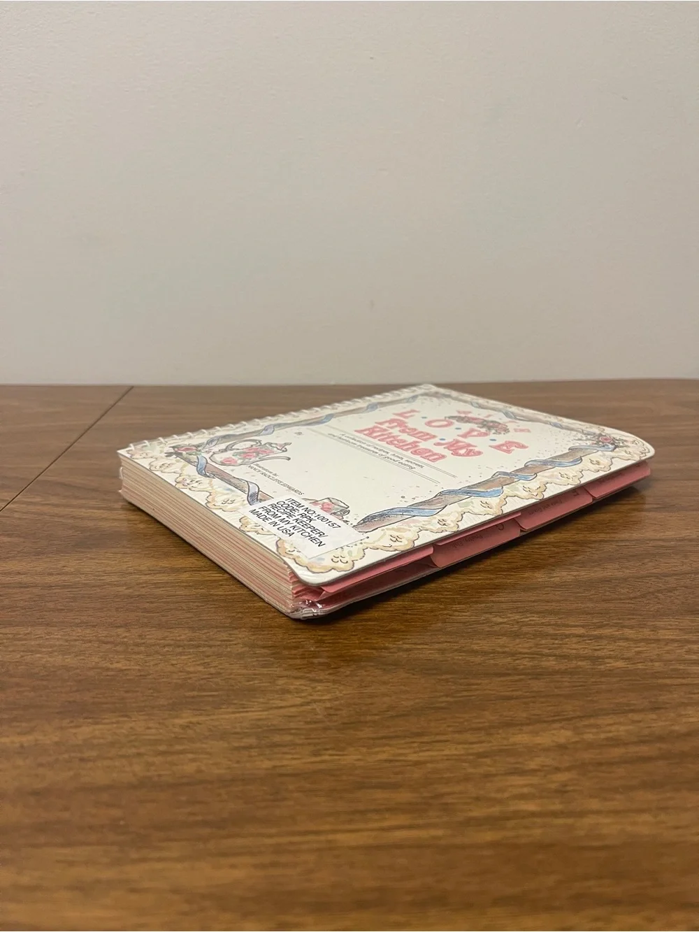 Vintage Unopened Spiral Bound DIY Recipe Keeper Book